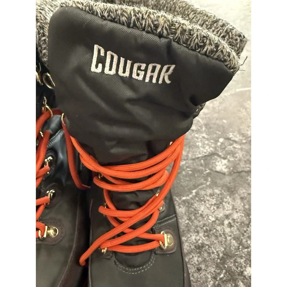 Cougar Womens Layne Hidden Wedge Waterproof Boots Lined Sz‎ 8M